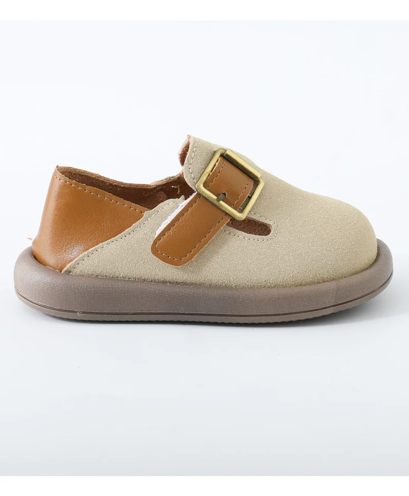 Mark & Mia Mark & Mia Hook and Loop Velcro Closure Casual Shoes - Beige